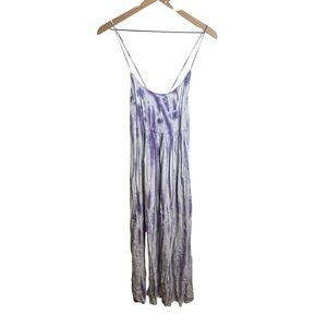 Neuw Purple and White Tie-Dye Garment